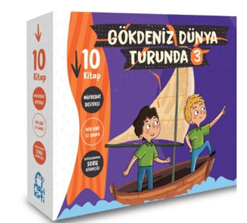 Gökdeniz Dünya Turunda 3 - 2. Sınıf Hikaye Seti (10 Kitap)