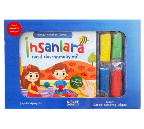 İnsanlara Nasıl Davranmalıyım - Görgü Kuralları Serisi - Oyun Hamurlu Kitap Seti