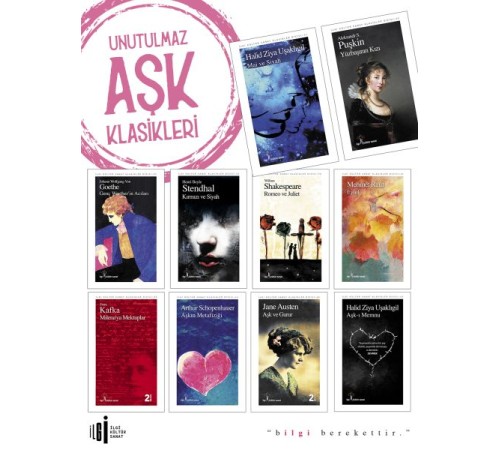 Unutulmaz Aşk Klasikleri Seti (10 Kitap Takım) Unutulmaz Aşk Klasikleri Seti (10 Kitap Takım)
