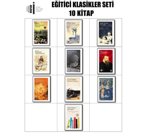 Eğitici Klasikler Seti 10 Kitap