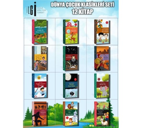 Dünya Çocuk Klasikleri Seti 12 Kitap