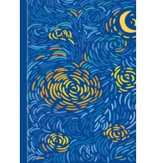 Yıldızlı Gece Not Defter   9x15