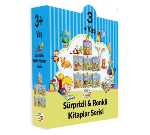 Sürprizli Renkli Kitaplar - 7 Kitap Set (3+Yaş) Sürprizli Renkli Kitaplar - 7 Kitap Set (3+Yaş)