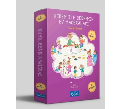 Kerem ile Ceren’in Ev Maceraları 10 Kitap Set