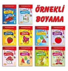 Örnekli Boyama Dizisi 10 Kitap Set