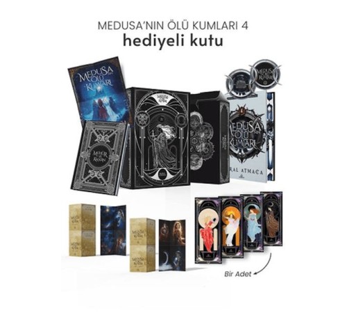 Medusa'nın Ölü Kumları 4 - Hediyeli Tekli Kutu (Yan Boyamalı) (Ciltli)