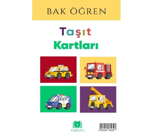 Taşıtlar - Bak Öğren Kartları - İlk Bilgilerim