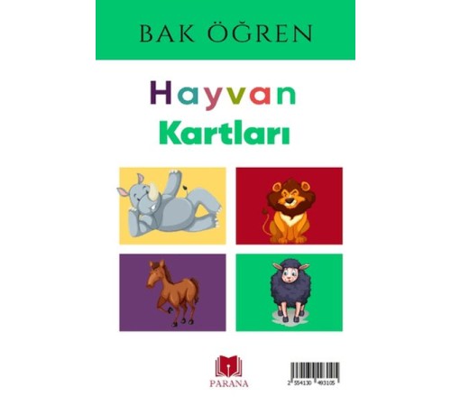 Hayvanlar - Bak Öğren Kartları - İlk Bilgilerim Hayvanlar - Bak Öğren Kartları - İlk Bilgilerim