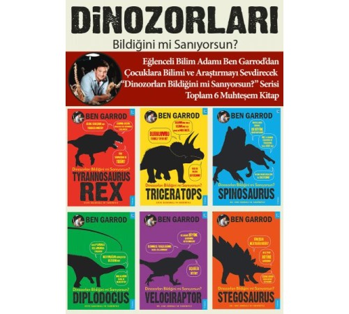 Dinozorları Bildiğini mi Sanıyorsun? (6 Kitaplık Set)