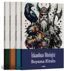 Maya Mitoloji Boyama Seti - 4 Kitap