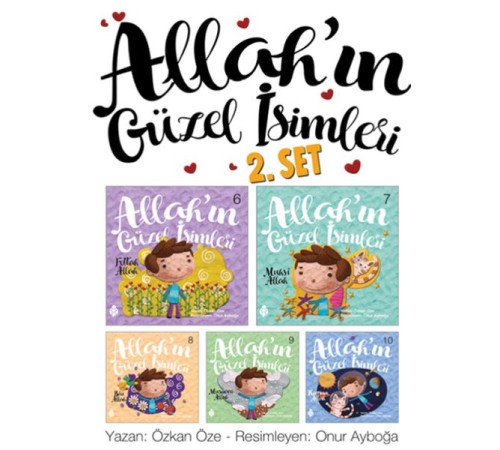 Allah'ın Güzel İsimleri Seti 2 (5 Kitap)