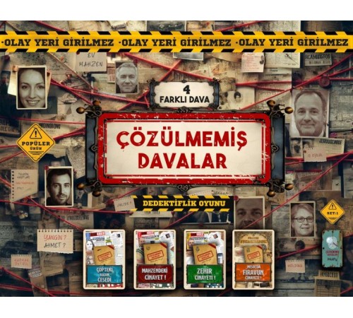Çözülmemiş Davalar Kutulu Set