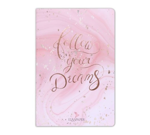 Marble Pembe Follow Your Dreams Defter