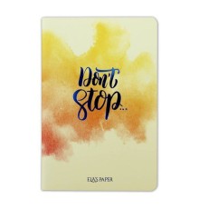 Watercolor Don’t Stop - Defter