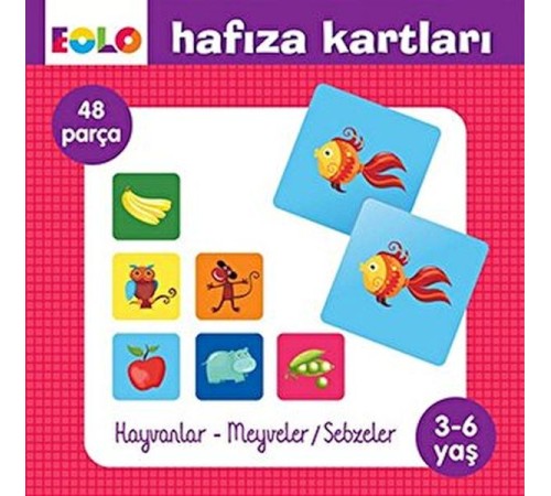 Hafıza Kartları-Hayvanlar - Meyveler&Sebzeler