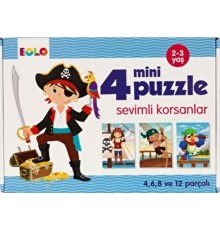 Mini Puzzle-Sevimli Korsanlar