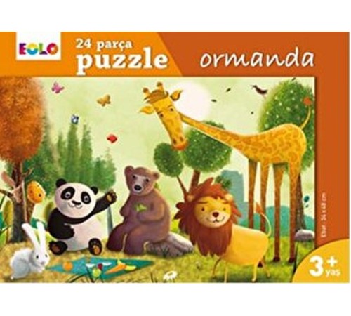 Yer Puzzle-24 Parça Puzzle - Ormanda Yer Puzzle-24 Parça Puzzle - Ormanda
