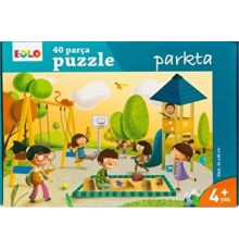 Yer Puzzle-40 Parça Puzzle - Parkta