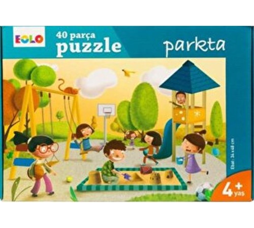 Yer Puzzle-40 Parça Puzzle - Parkta