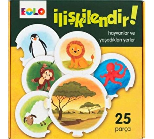 İlişkilendir!-Hayvanlar ve Yaşadıkları Yerler