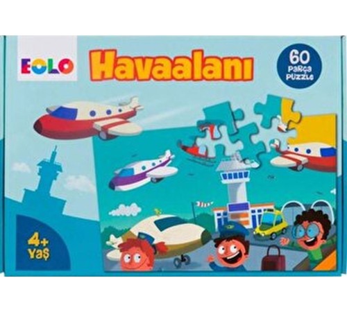 Yer Puzzle-60 Parça Puzzle - Havaalanı