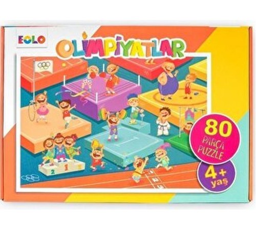 Yer Puzzle-80 Parça Puzzle - Olimpiyatlar