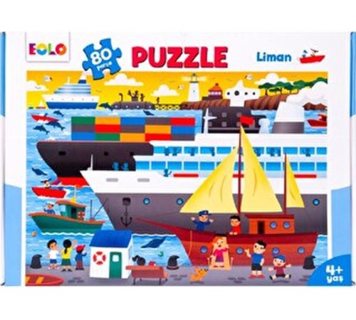 Yer Puzzle-80 Parça Puzzle - Liman