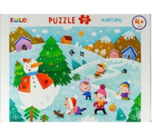 Yer Puzzle-40 Parça Puzzle - Kartopu Yer Puzzle-40 Parça Puzzle - Kartopu