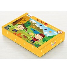 Yer Puzzle-24 Parça Puzzle - Doğa Yürüyüşü