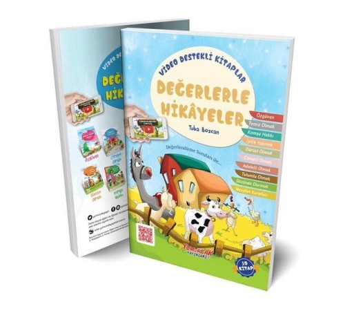 Değerlerle Hikayeler - 10 Kitap Takım