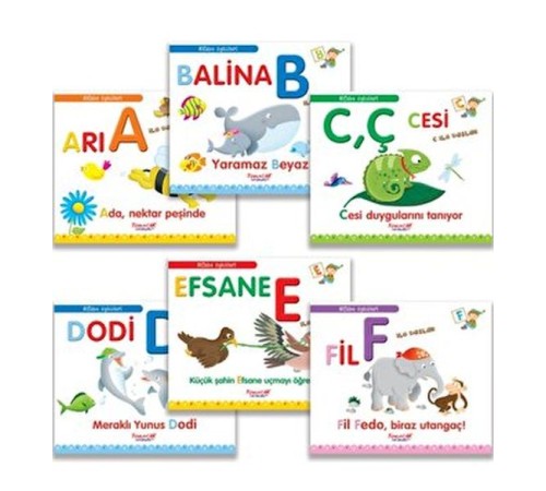 Alfabe Öyküleri (6 Kitap Set) Alfabe Öyküleri (6 Kitap Set)