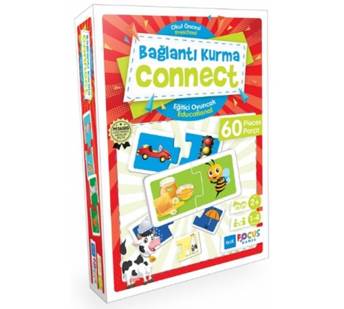 Blue Focus Bağlantı Kurma - Eğitici Oyunlar 60 Parça