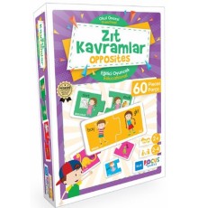 Blue Focus Zıt Kavramlar Opposites - Eğitici Oyunlar 60 Parça