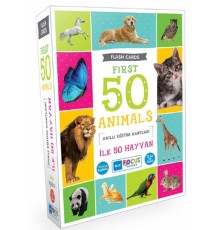 Blue Focus İlk 50 Hayvan - Akıllı Eğitim Kartları
