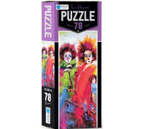 Blue Focus Two Clowns - Puzzle 78 Parça