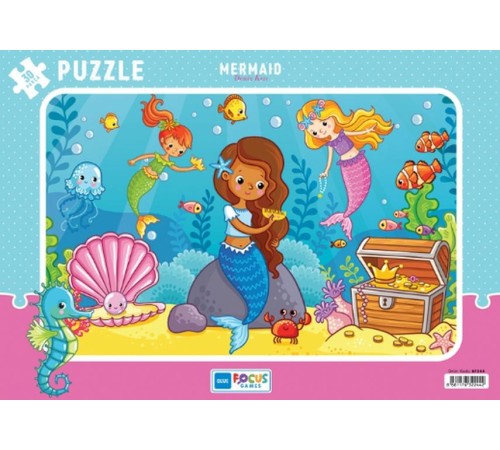 Blue Focus Mermaid (Deniz Kızı) Puzzle 30 Parça