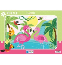 Blue Focus Flamingo (Flamingo) - Puzzle 30 Parça