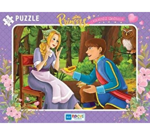 Blue Focus 72 Parça Puzzle Princess Külkedisi Sindirella