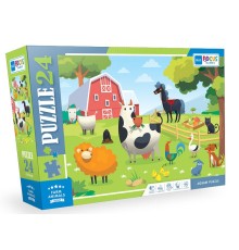 Blue Focus Farm Anımals (Çiftlik Hayvanları) - 24 Parça