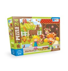 Blue Focus Farm Animals (Çiftlik Hayvanları) - Puzzle 24 Parça
