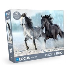 Blue Focus Horses (Atlar) - 1000 Parça