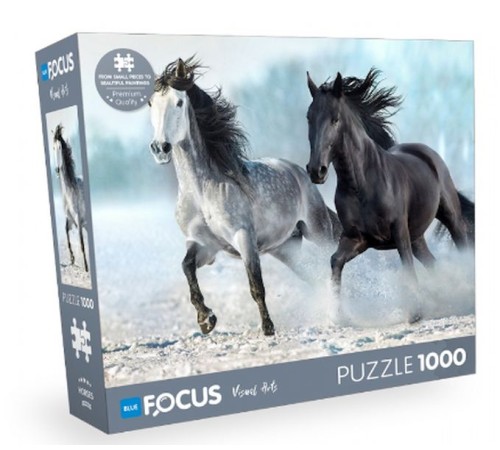 Blue Focus Horses (Atlar) - 1000 Parça