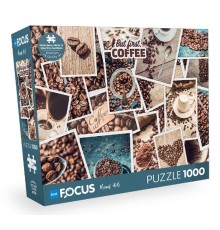 Blue Focus But Fırst Coffee - 1000 Parça