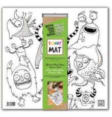 Funny Mat - Sevimli Canavarlar 40x40cm