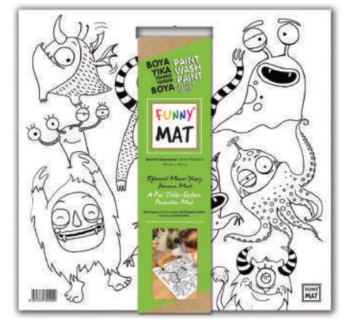 Funny Mat - Sevimli Canavarlar 40x40cm
