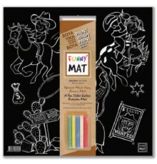 Funny Mat - Vahşi Batı 40x40cm
