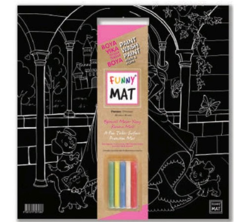 Funny Mat - Prenses 40x40cm