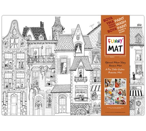 Funny Mat - Komşular (Büyük Boy) - 68x48cm