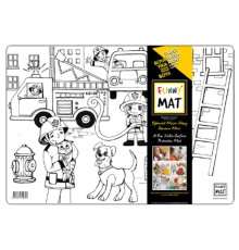 Funny Mat- İtfaiyeler - 33,5x48cm