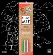 Funny Mat Black Kutup (Tebeşirli)